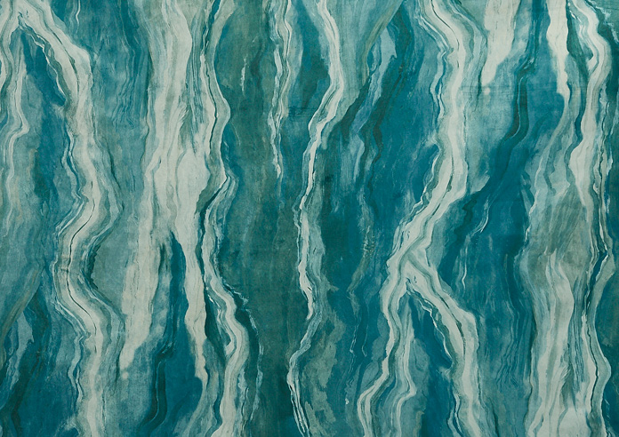 Lava, Teal - Fabric Only - Image 3
